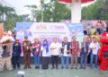 HPN 2023: Ekspedisi Geopark Kaldera Toba SMSI Disambut Puluhan Becak BSA Siantar