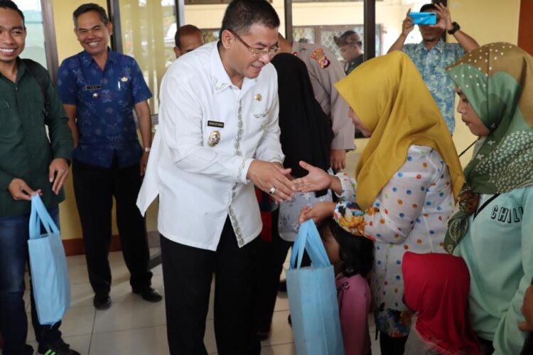 Wabup Monitoring 3 Kecamatan Dengan Tema “Aksi Nyata Geber Lawan Kemiskinan dan Stunting.”