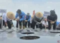 Polres Sumedang Dorong Swasembada Bawang Putih lewat Penanaman Perdana